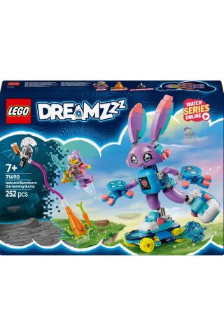 ® DREAMZzz™ Izzie ve Oyun Tavşanı Bunchurro 71490 - 7+ Yaratıcı Oyuncak Yapım Seti (252 Parça)