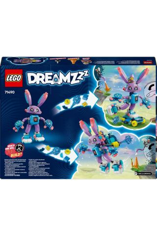 ® DREAMZzz™ Izzie ve Oyun Tavşanı Bunchurro 71490 - 7+ Yaratıcı Oyuncak Yapım Seti (252 Parça)