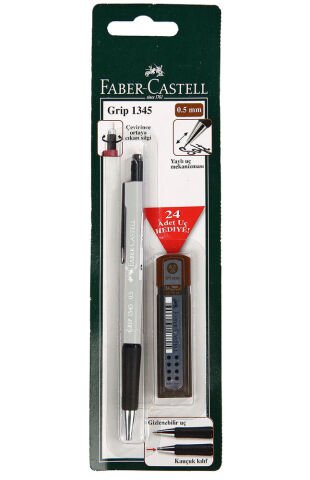 Faber-Castell Gri̇p 1345 0.5 Versati̇l Kalem + 0.5 Uç Hedi̇yeli̇ Beyaz