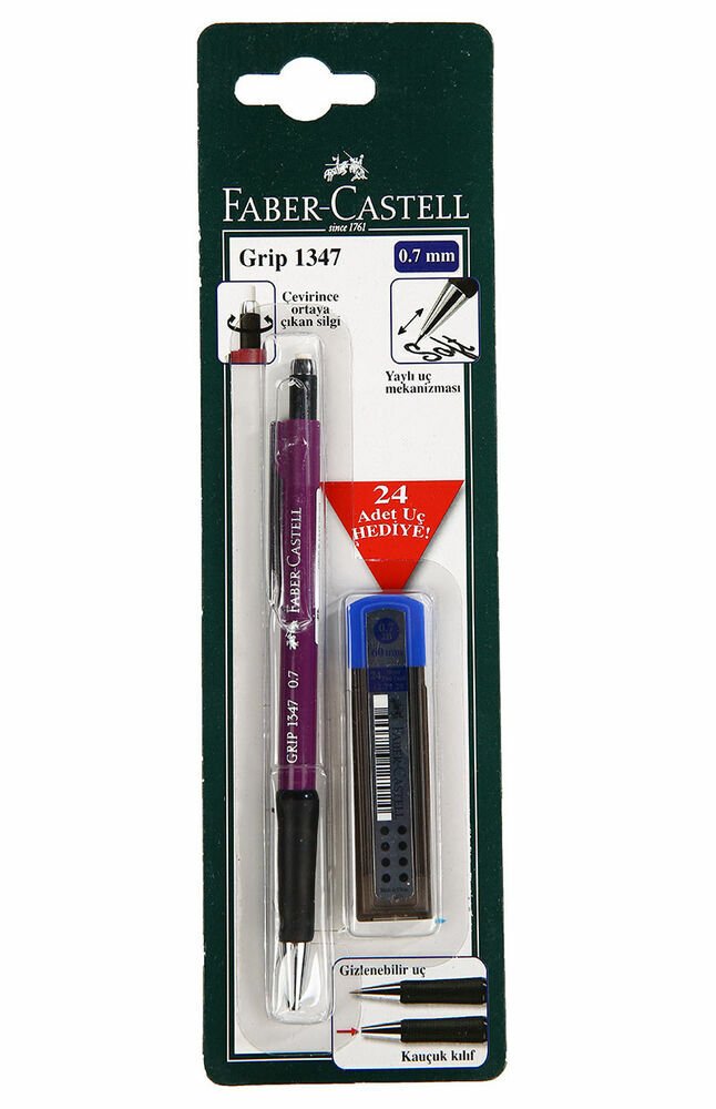 Faber-Castell Gri̇p 1347 0.7 Versati̇l Kalem + 0.7 Uç Hedi̇yeli̇