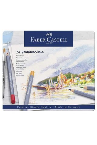 Faber Goldfaber 24 Renk Aquarell Boya Kalem 114624