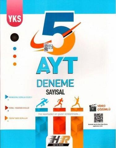 Hız ve Renk Yayınları AYT Sayısal 5'li Deneme