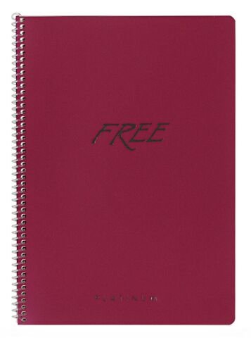 Keskin Color Free Platinum A5 80 Yaprak Çizgili Plastik Kapak Spiralli Defter