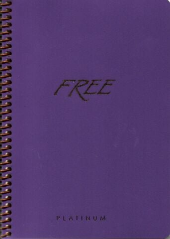 Keskin Color Free Platinum A5 80 Yaprak Çizgili Plastik Kapak Spiralli Defter