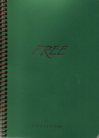 Keskin Color Free Platinum A5 80 Yaprak Çizgili Plastik Kapak Spiralli Defter