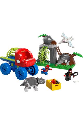 ® Marvel Spidey Ekibi Dinozor Kamyonlu Kurtarma 11199 - 4+ Yaratıcı Oyuncak Yapım Seti (136 Pr)