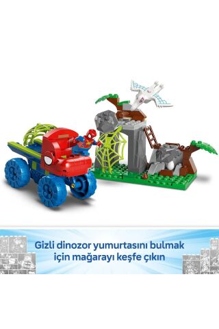 ® Marvel Spidey Ekibi Dinozor Kamyonlu Kurtarma 11199 - 4+ Yaratıcı Oyuncak Yapım Seti (136 Pr)