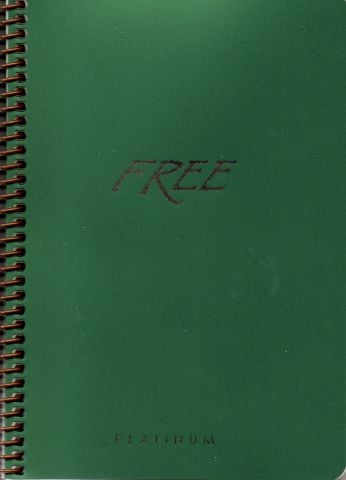 Keskin Color Free Platinum A5 80 Yaprak Çizgisiz Plastik Kapak Spiralli Defter
