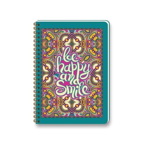 Keskin Color Wallart 17x24cm 120 Yaprak Çizgili Sert Kapak Spiralli Defter