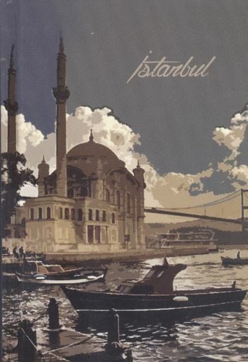 Floria İstanbul Ortaköy Camii  A6 Sert Kapak Ciltli Defter