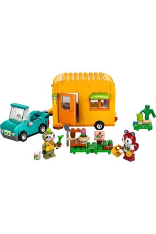 ® Animal Crossing™ Leif Karavan ve Bahçe Dükkanı 77054 - 7+ Oyuncak Yapım Seti (263 Parça)