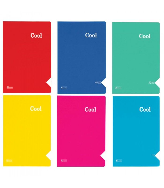 Keskin Color Cool A5 Plastik Kapak 60 Yaprak Çizgisiz Defter