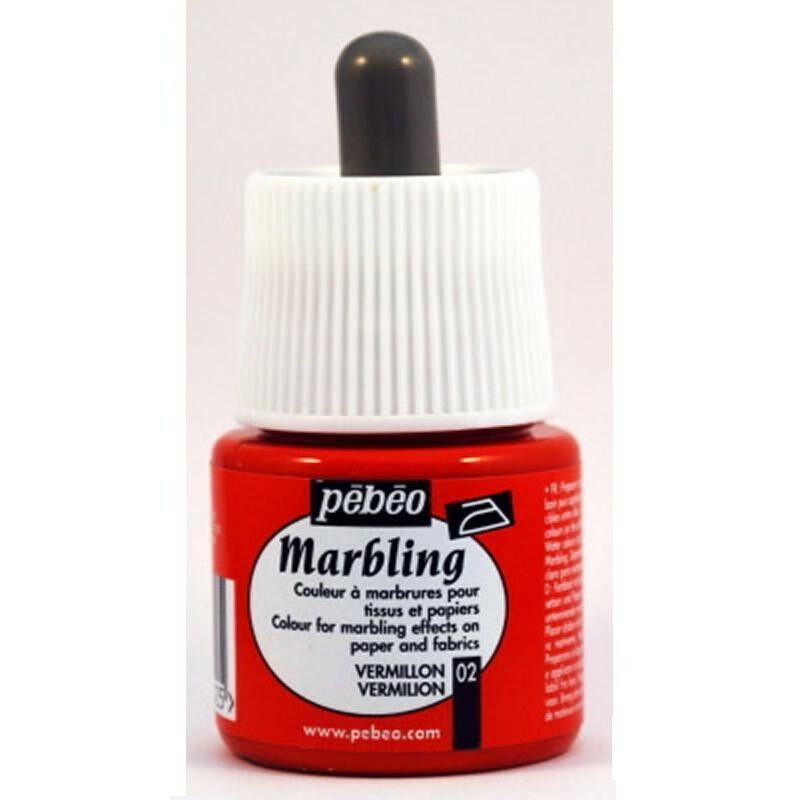 Pebeo Ebru Boyası Kırmızı 02 45 Ml