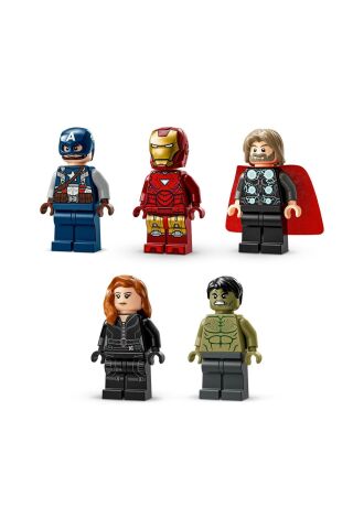 ® Marvel MARVEL Logosu ve Minifigürleri 76313 - 12+ Yaratıcı Oyuncak Yapım Seti (931 Parça)