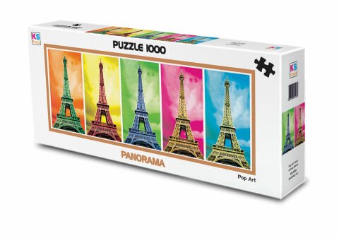 Ks Games Panoramik Pop Art Pari̇s Antony 1000 Parça Puzzle