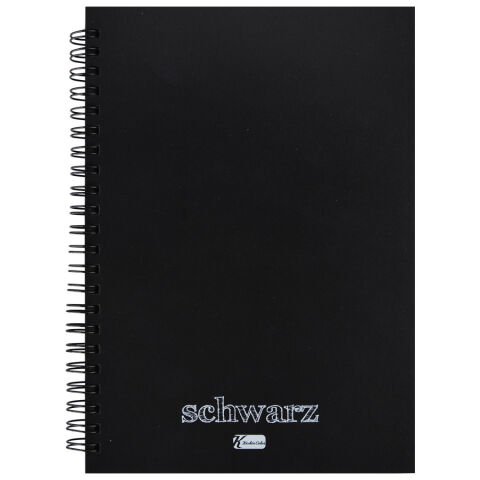 Keskin Color Schwarz 14x20cm Spiralli 60 Yaprak  Siyah Defter