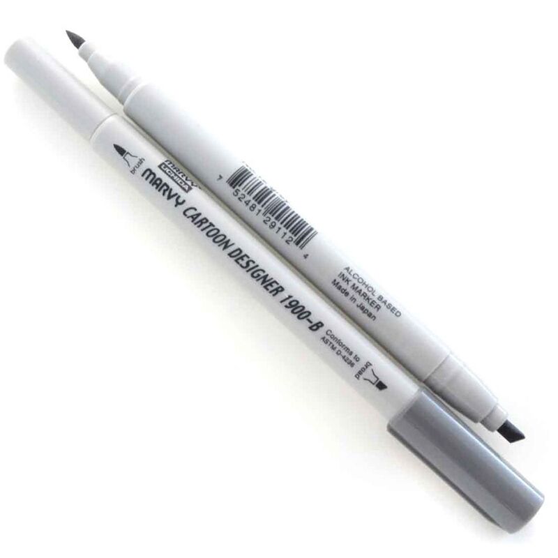 Marvy Uchida Grafi̇k Markör Kalemi̇ Grey No:12