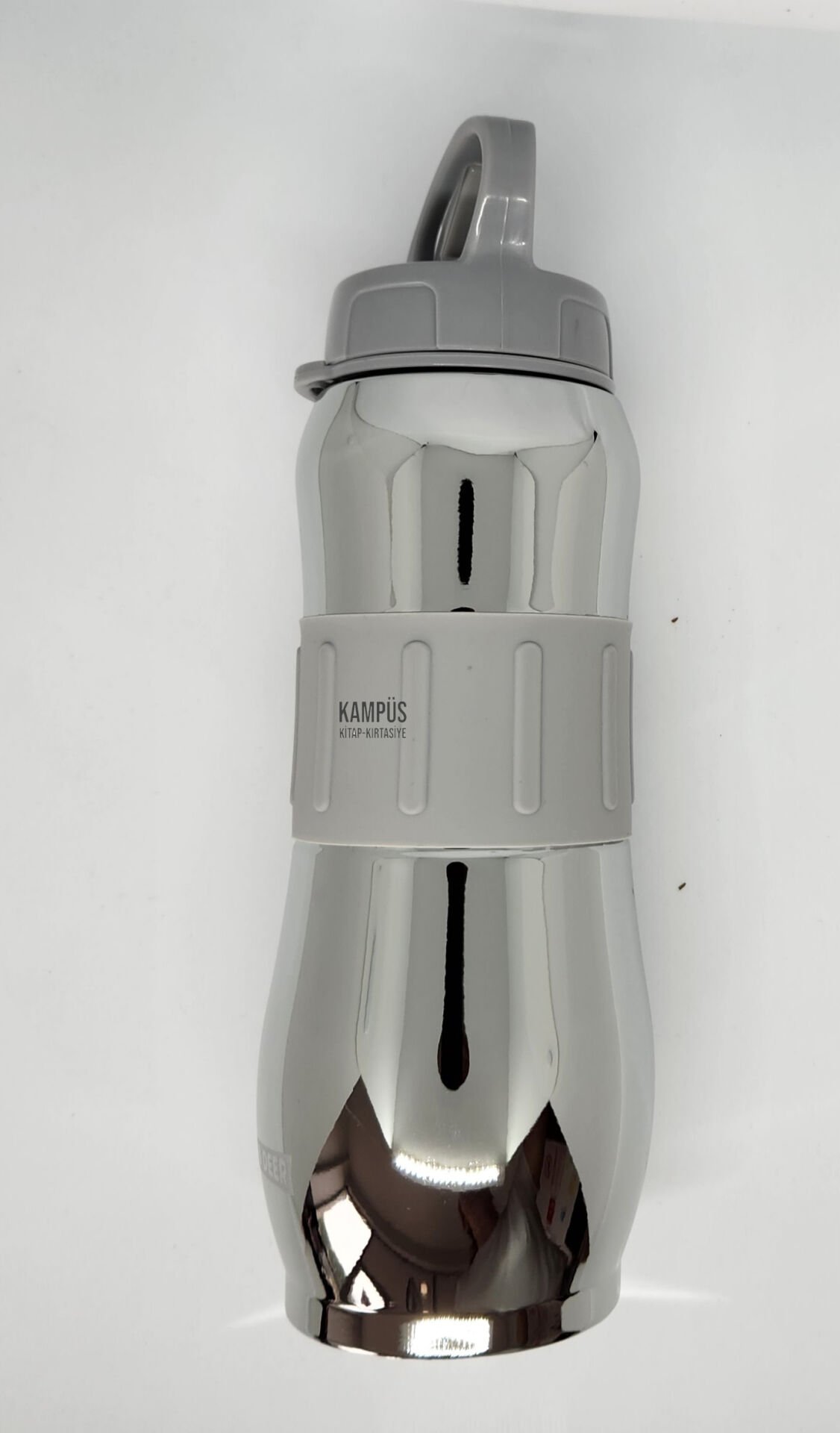 Bear&Dear Gümüş Renk 830ML Pipetsiz Çelik Matara