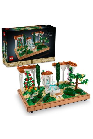 ® Icons Fıskiyeli Bahçe 10359 - 18+ Dekoratif Model Yapım Seti (1302 Parça)