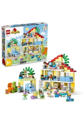 ® DUPLO® 3’ü 1 Arada Aile Evi 10994 - 3+ Eğitici Oyuncak Yapım Seti (218 Parça)