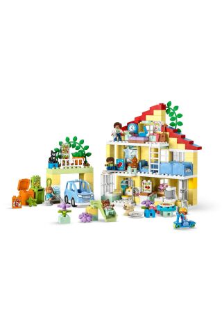 ® DUPLO® 3’ü 1 Arada Aile Evi 10994 - 3+ Eğitici Oyuncak Yapım Seti (218 Parça)