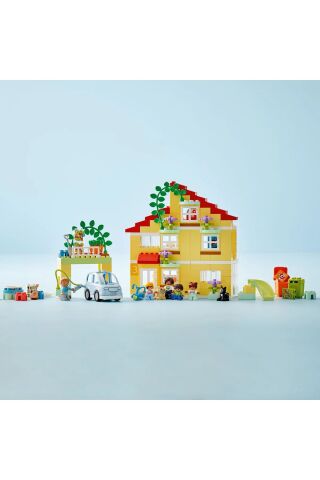 ® DUPLO® 3’ü 1 Arada Aile Evi 10994 - 3+ Eğitici Oyuncak Yapım Seti (218 Parça)