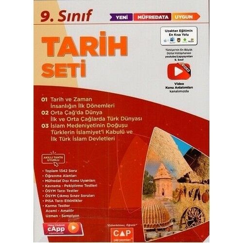 Çap Yayınları 9. Sınıf Tarih Anadolu Seti