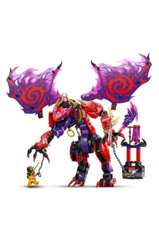 ® NINJAGO® Thunderfang Kaos Ejderhası 71832 - 8+ Yaratıcı Oyuncak Yapım Seti (668 Parça)