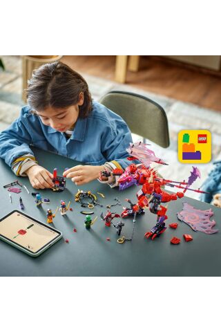 ® NINJAGO® Thunderfang Kaos Ejderhası 71832 - 8+ Yaratıcı Oyuncak Yapım Seti (668 Parça)