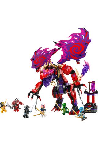 ® NINJAGO® Thunderfang Kaos Ejderhası 71832 - 8+ Yaratıcı Oyuncak Yapım Seti (668 Parça)