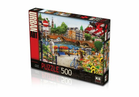 Ks Games Village Amsterdam 500 Parça Puzzle