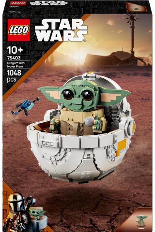 ® Star Wars™ Uçan Bebek Arabalı Grogu™ 75403 - 10+ Yaratıcı Oyuncak Yapım Seti (1048 Parça)