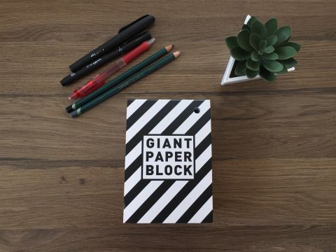 The Container Giant Paper Block - Beyaz