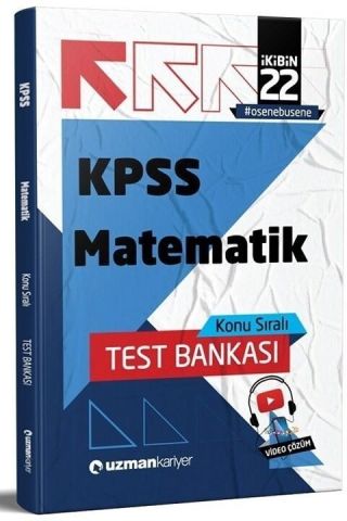 Uzman Kariyer 2022 KPSS Matematik Test Bankası
