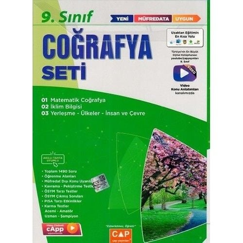 Çap Yayınları 9. Sınıf Coğrafya Anadolu Seti