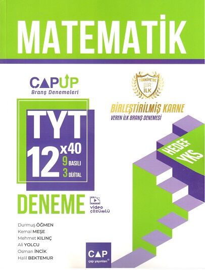 Çap Yayınları TYT Matematik 12 x 40 Up Deneme