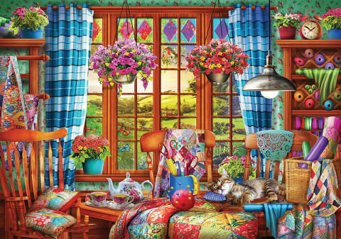 Ks Games Sti̇tchi̇ng Room 1000 Parça Puzzle
