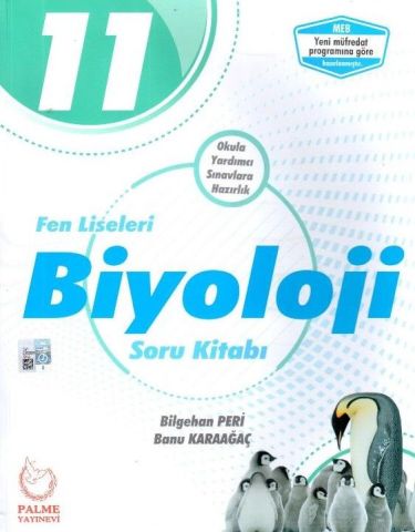 Palme Yayınları 11. Sınıf Fen Liseleri Biyoloji Soru Kitabı