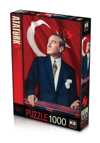 Ks Games Atatürk Ve Türk Bayraği 1000 Parça Puzzle