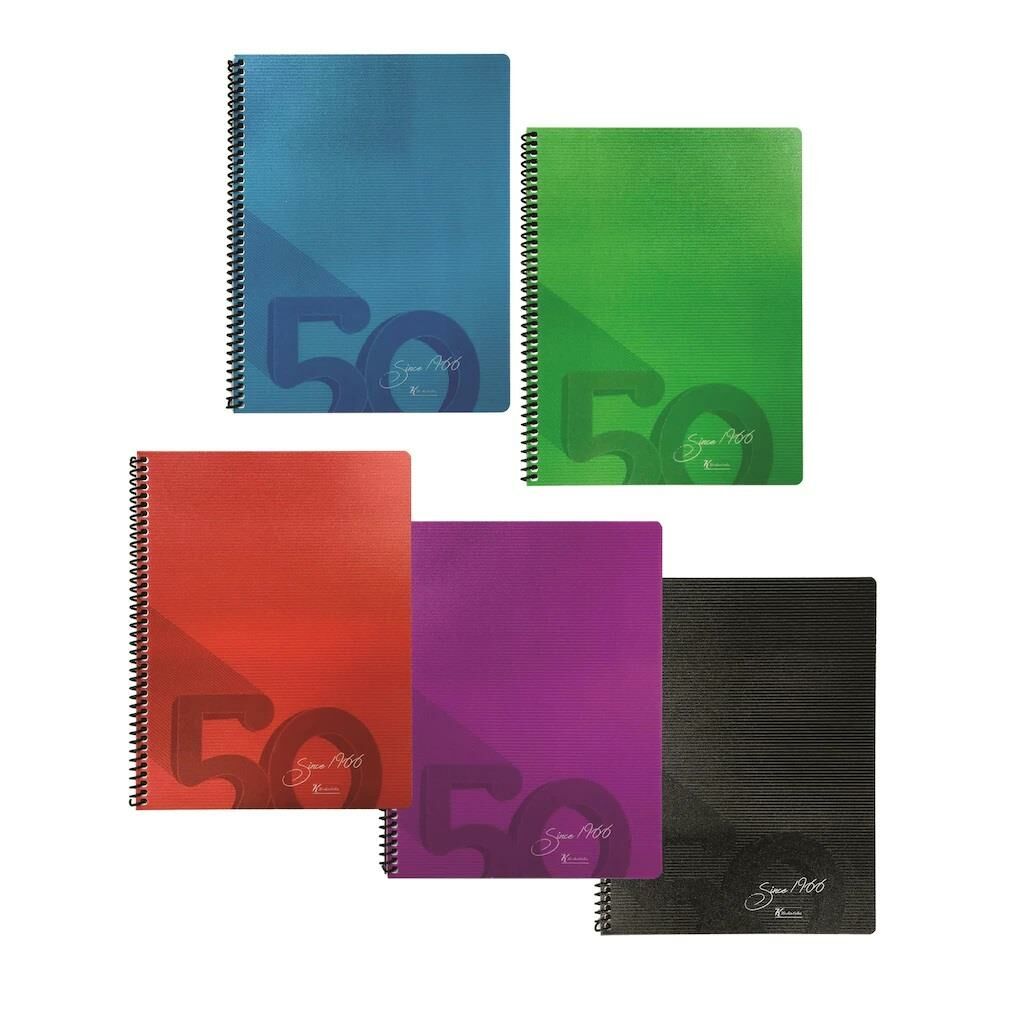 Keskin Color Since 1966 19x25cm Plastik Kapak 80 Yaprak Kareli Defter