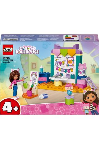® Gabby's Dollhouse Karton Yavru Kedi ile El Sanatları 10795 - 4+ Oyuncak Yapım Seti (60 Parça)