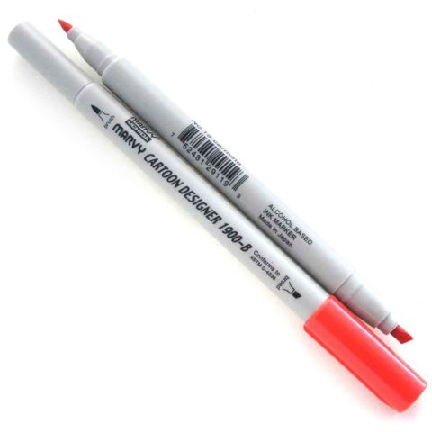 Marvy Uchida Grafi̇k Markör Kalemi̇ Red No:2