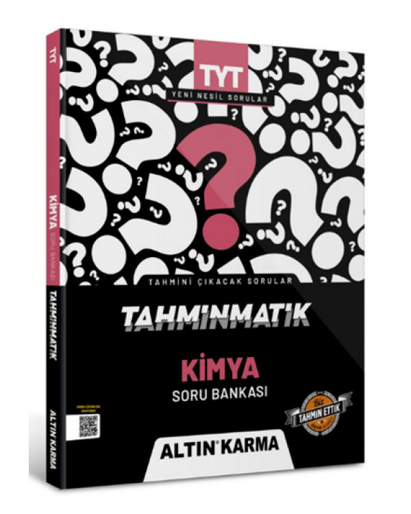 Altın Karma Yayınları TYT Kimya Tahminmatik Soru Bankası