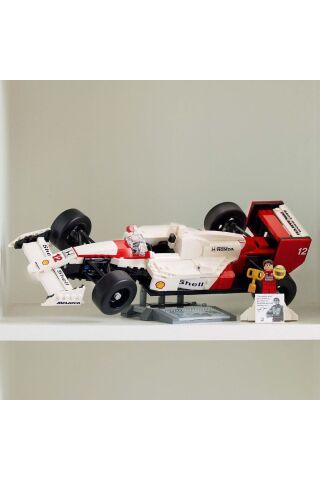 ® Icons McLaren MP4/4 ve Ayrton Senna 10330 - 18+ Yaratıcı Model Yapım Seti (693 Parça)