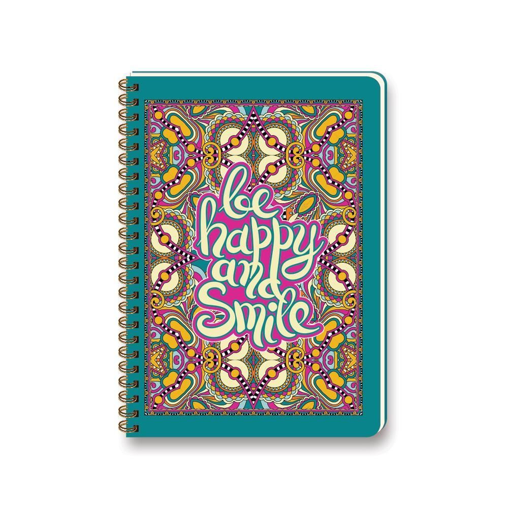 Keskin Color Wallart 17x24cm 120 Yaprak Çizgisiz Sert Kapak Spiralli Defter