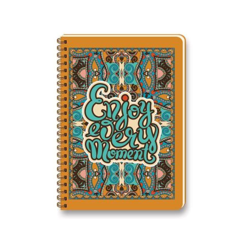 Keskin Color Wallart 17x24cm 120 Yaprak Çizgisiz Sert Kapak Spiralli Defter