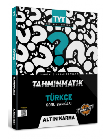 Altın Karma Yayınları TYT Türkçe Tahminmatik Soru Bankası