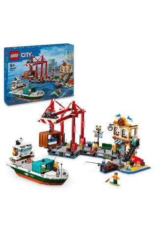 ® City Yük Gemili Liman 60422 - 8+ Yaratıcı Oyuncak Yapım Seti (1226 Parça)