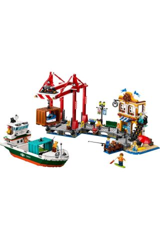 ® City Yük Gemili Liman 60422 - 8+ Yaratıcı Oyuncak Yapım Seti (1226 Parça)