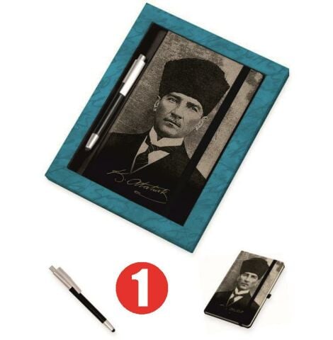 Gıpta Atatürk Set 2021 13x21 cm Günlük Ajanda+Touch Pen Kalem